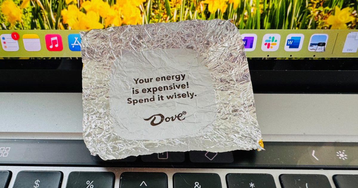 A lesson from chocolate